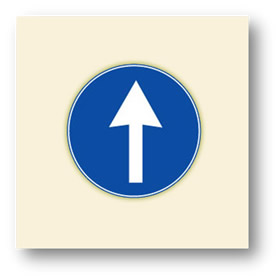 direksiyon dersi, trafik bilgi işaretleri