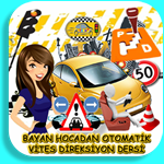 Otomatik vites direksiyon dersi-Bayan hocadan